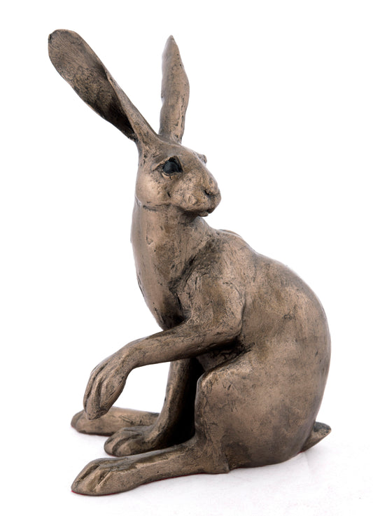 Hattie Hare Bronze Hare Figurine by Paul Jenkins (Frith Sculpture)