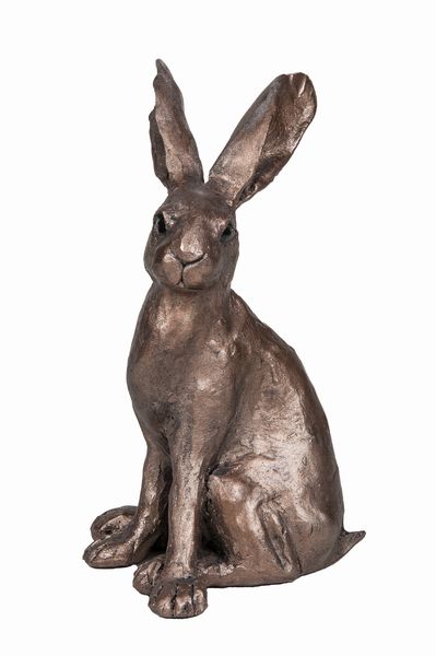 Hugh Hare Bronze Hare Sculpture by Paul Jenkins (Frith Sculpture)