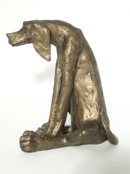 Sidney Bronze Dog Figurine by Paul Jenkins (Frith Sculpture)