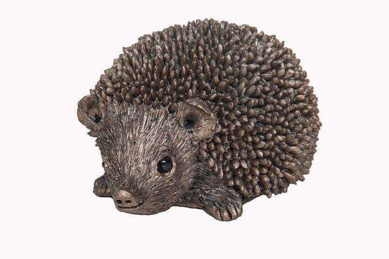 Squeak Junior Hedgehog Bronze Figurine by Thomas Meadows (Frith Sculpture)