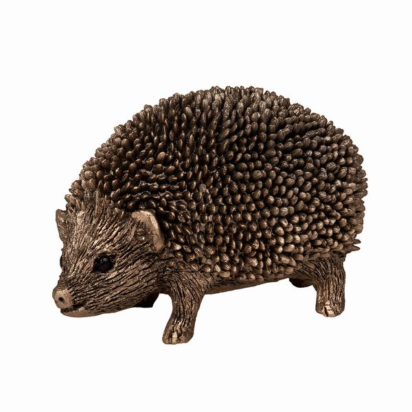 Zag Hedgehog Walking Bronze Figurine by Thomas Meadows (Frith Sculpture)