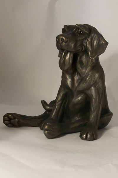Truffle Labrador Bronze Dog Figurine by Harriet Dunn (Frith Sculpture)
