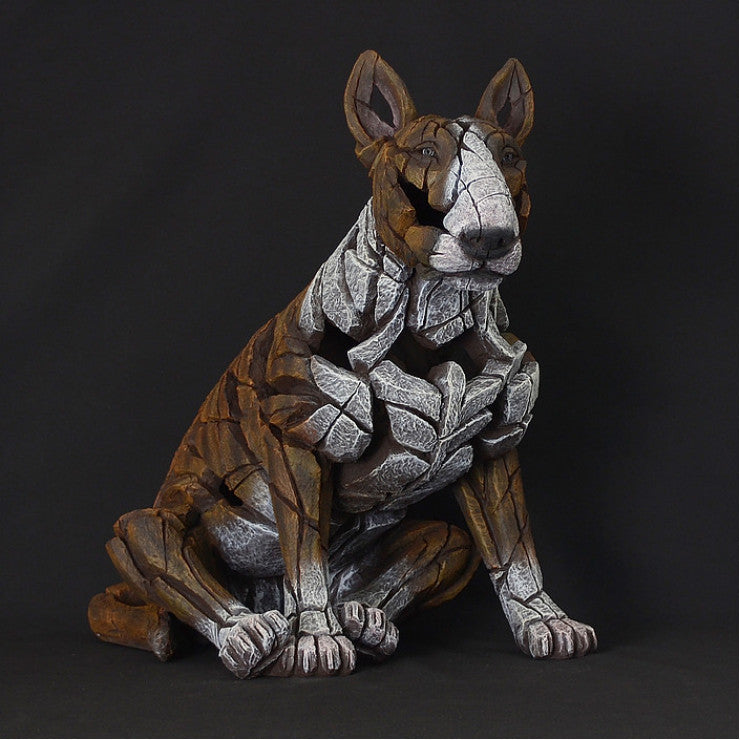 Edge Sculpture Bull Terrier Brindle by Matt Buckley