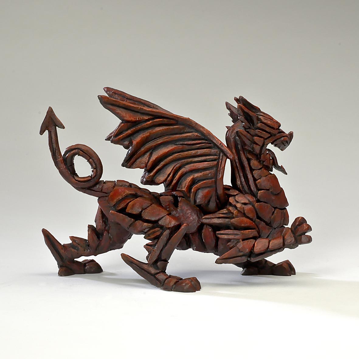 Edge Sculpture Dragon - Red by Matt Buckley