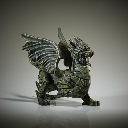 Edge Sculpture Dragon - Green by Matt Buckley