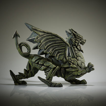 Edge Sculpture Dragon - Green by Matt Buckley
