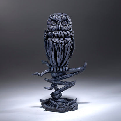 Edge Sculpture Owl - Midnight Blue