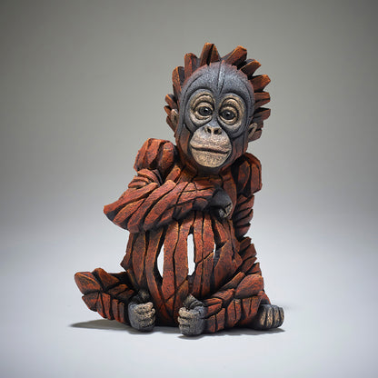Edge Sculpture Baby Orangutan by Matt Buckley